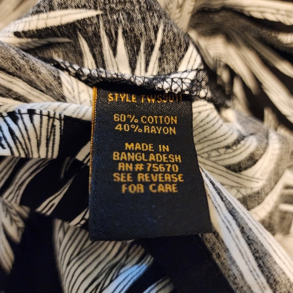 Men's Thread&Cloth Tropical print shirt NWOT - Picture 6 of 6